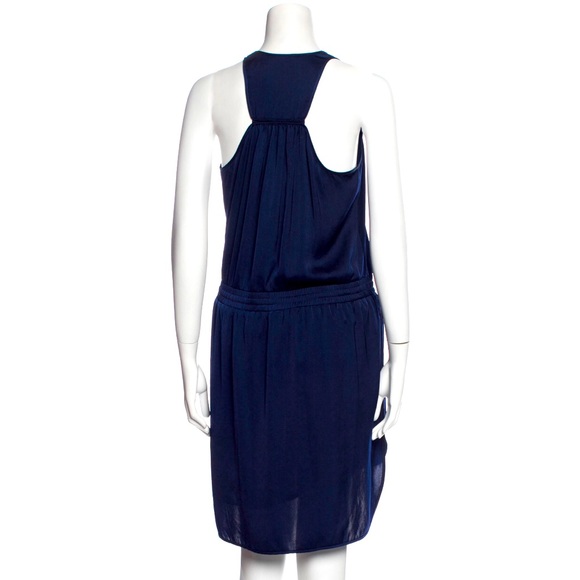 Rebecca Taylor midi dress in Navy - Picture 3 of 5